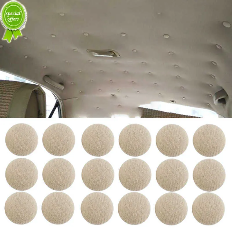 40pcs Car Roof Lining Buckles Fixing Screw Car Interior Headliner Ceiling Cloth Care Fabric Buckle Rivets Retainer Clips Repair