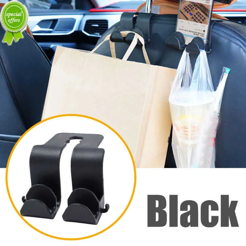 Multifunctional Car Headrest Rear Seat Hook Car Interior Phone Holder Handbag Purse Organizer Hanger Hook Clip Decor Accessories