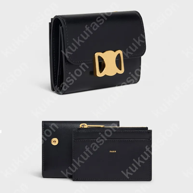 Femme Designer Portefeuille TRIOMPHE Hommes Bourse De Luxe Designers Porte-Cartes En Cuir De Vachette De Mode Porte-Monnaie Portefeuilles Courts