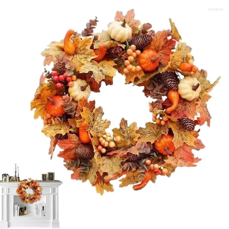 Dekorative Blumen Herbst Türkranz Kränze für vorne künstliche bunte Dekor Küche Wohnzimmer Wände