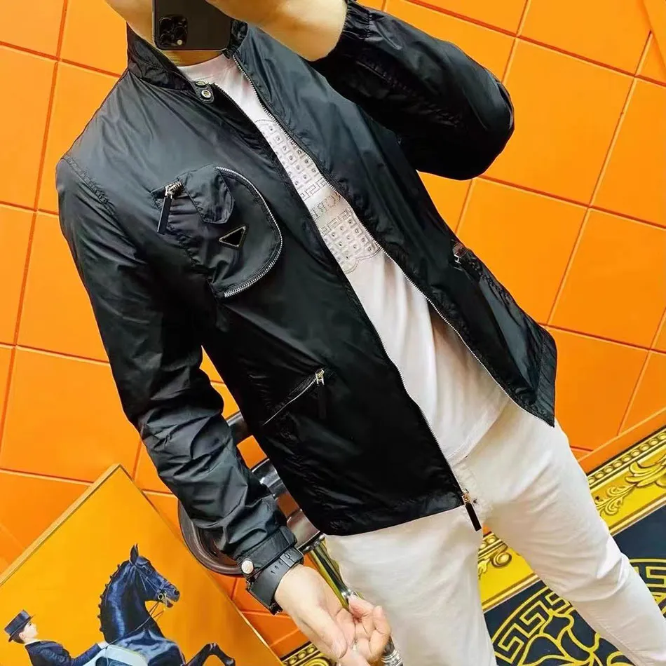 High Quality Mens Winter Bomber Mens Black Coat With Pockets