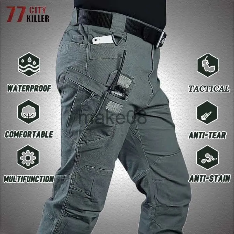 Mens Pants City Military Tactical Pants Men SWAT Combat Army Trousers Many  Pockets Waterproof Wear Resistant Casual Cargo Pants Men Clothes J230712  From 10,86 €