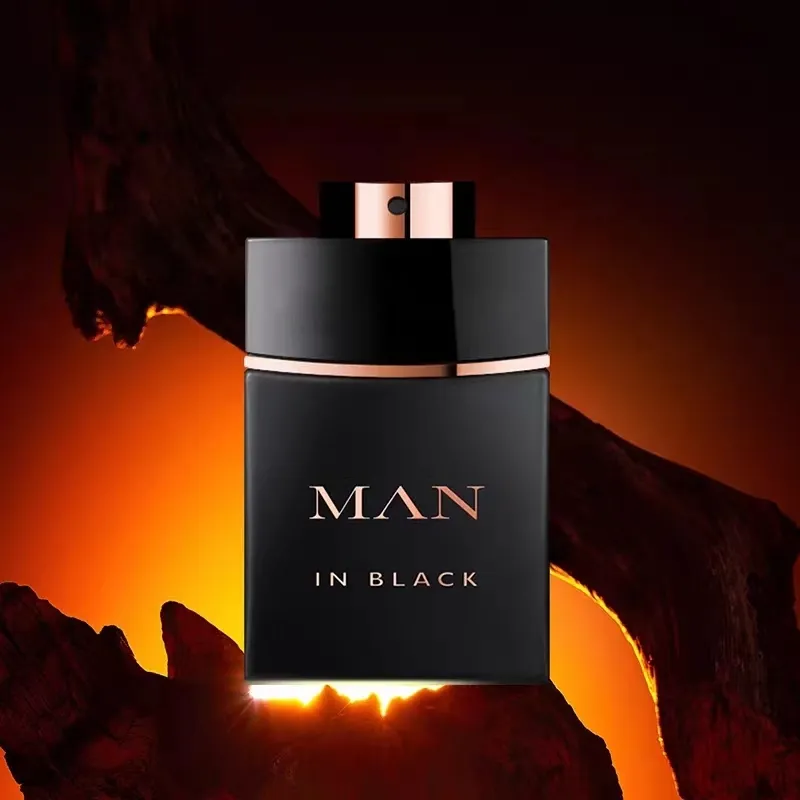 Homem em preto spary qualidade marca original incenso 100ml homem perfume fragrâncias duradouras para homem colônia para homem