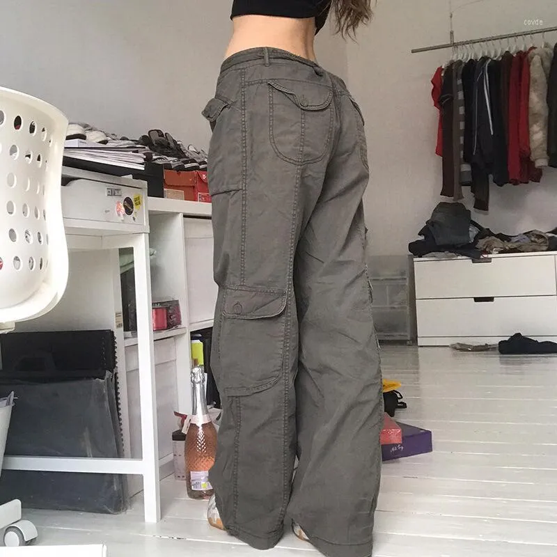 Pantalones Vaqueros Holgados A La Moda Para Mujer, Pantalones