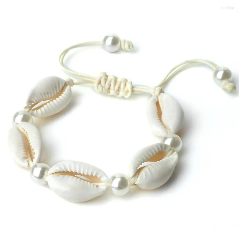 Strand femmes été plage Bracelet bohème naturel coquillage bracelets porte-bonheur à la main chaîne corde chaînes bracelets bijoux accessoires