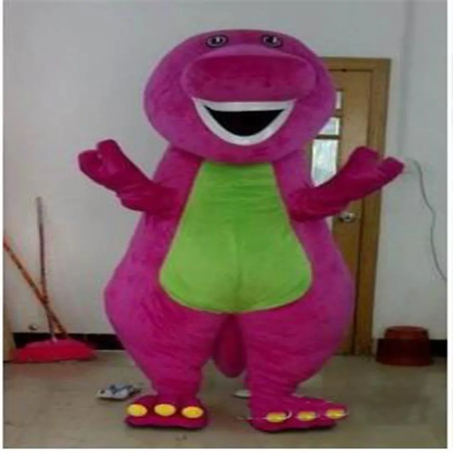 2019 Discount Factory Barney Dinosaurier Maskottchen Kostüm Film Charakter Barney Dinosaurier Kostüme Kostüm Erwachsene Größe2623