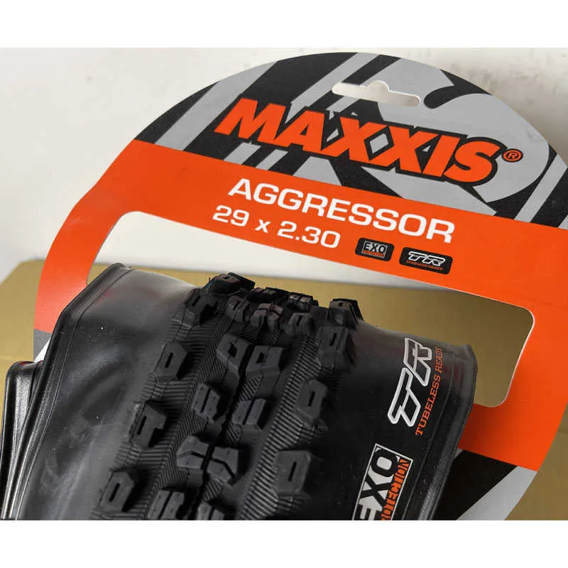 Велосипедные шины Maxxis Aggressor MTB Бесслока шины 26/27,5/29 -дюймовые складные шины на велосипеде для Trail Enduro DH Bike Hkd230712