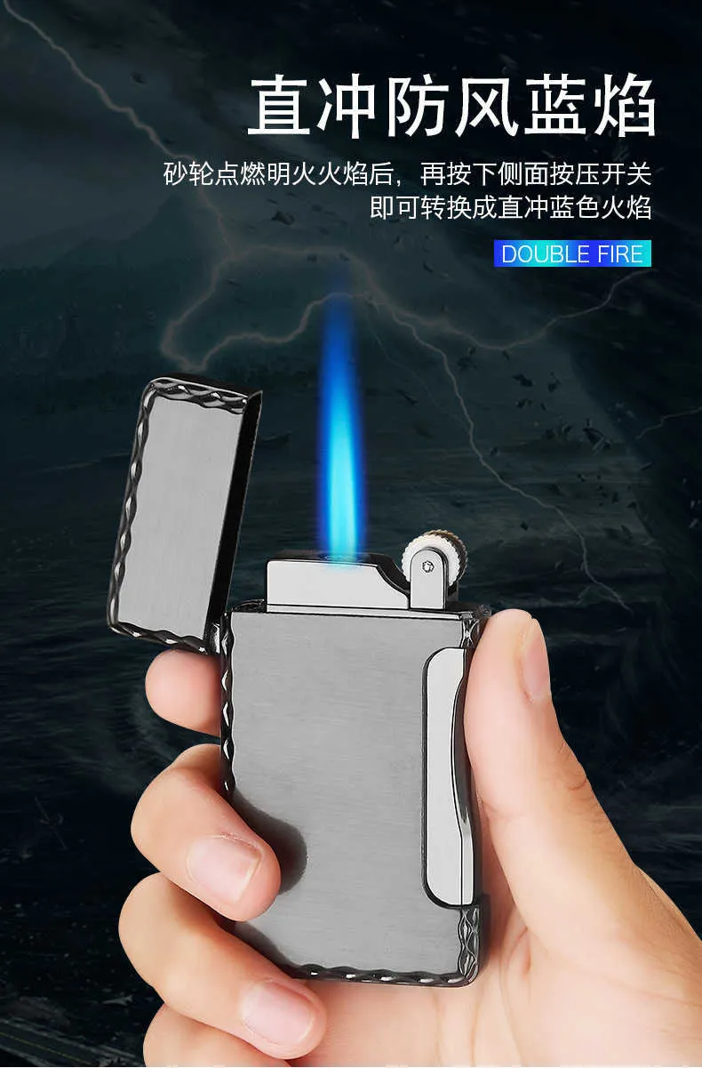 can a cigarette light gas New Metal Double Flame Jet No Gas Lighter Grinding... From Belylin, $4.05