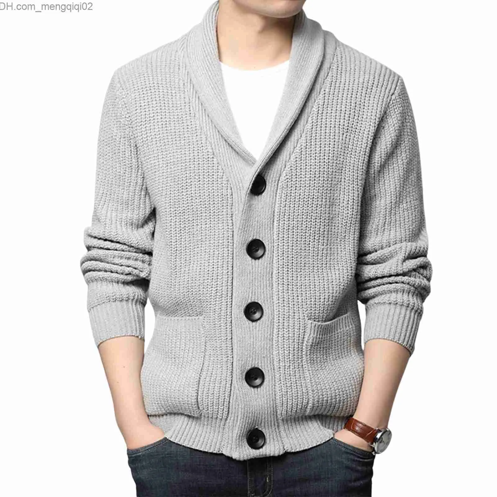 Mens Sweaters Mens Fashion Knitted Sweater Cardigan Mens Solid