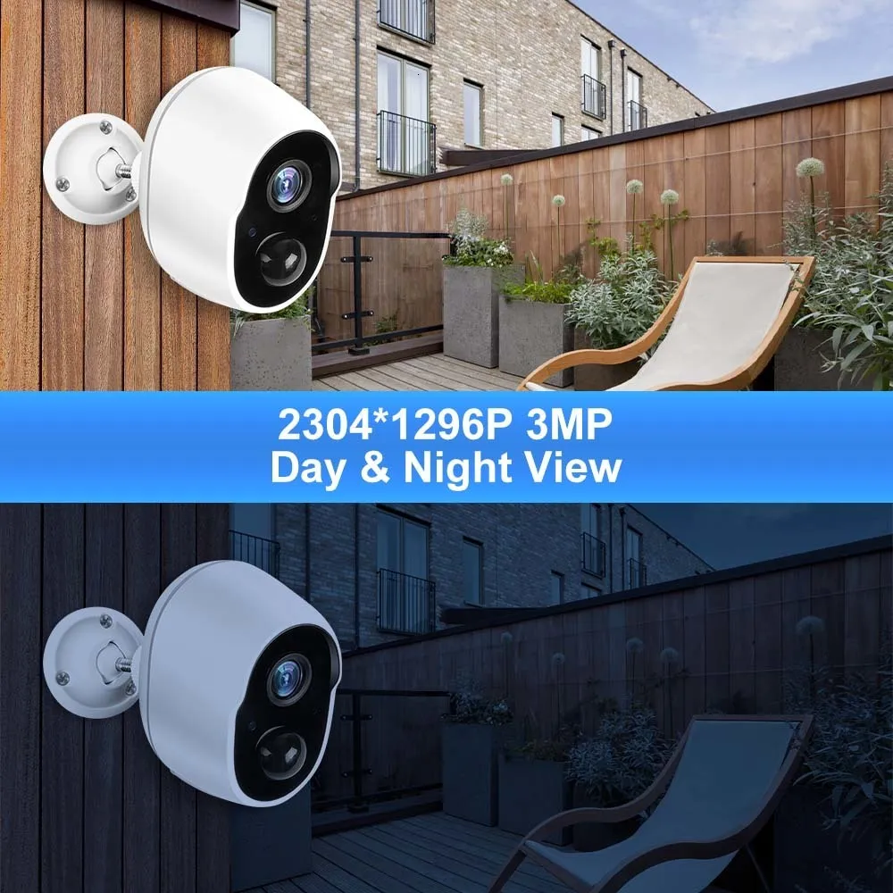 Tuyasmart / Smart Life App Wireless Security 1080p Camera No Cloud Storage  Fee