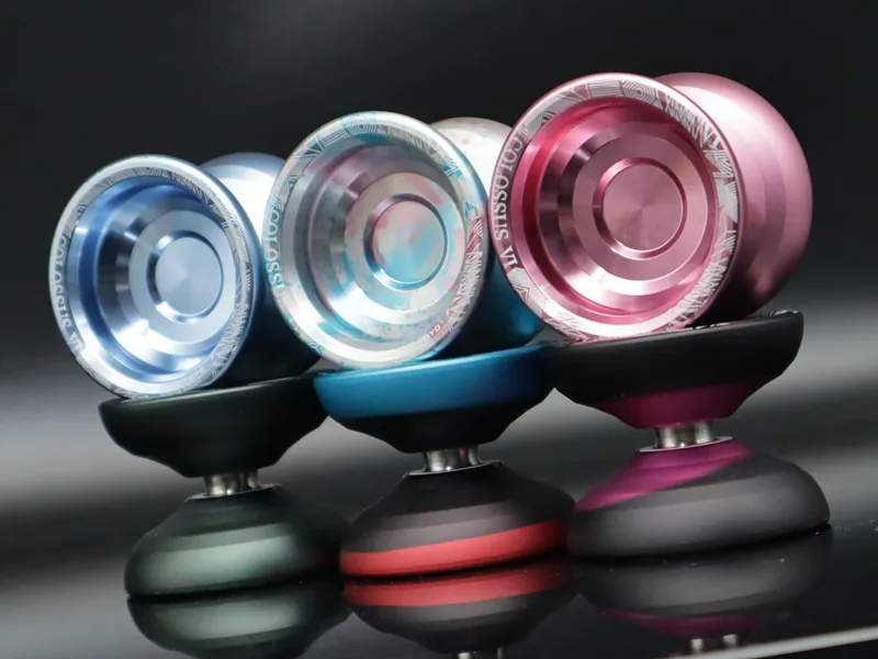 Yoyo Topyo Alloy Professional YOYO Balls Mercy Yoyo Metall Teenager Contest Yoyos TOPYO Colossus VI Aluminium Colossus VI 230712