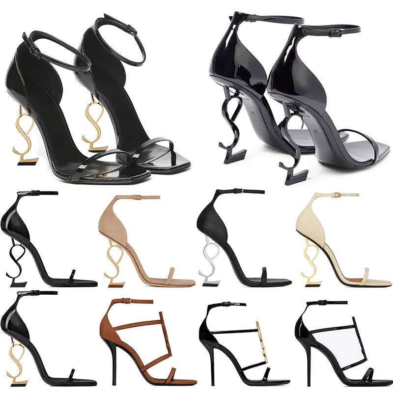 designer klänningskor kvinnor pumpar stiletto häl läder öppna tår 8 10 12 14 cm party bröllop kontor karriär svart naken het röd brun lyx