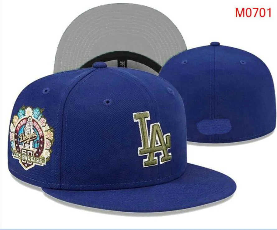 2023 Cappelli aderenti da baseball da uomo Colore nero classico Hip Hop LOS ANGELES Sport Full Closed LA Design Caps Chapeau 05 Stitch Heart "Serie" "Love Hustle A1