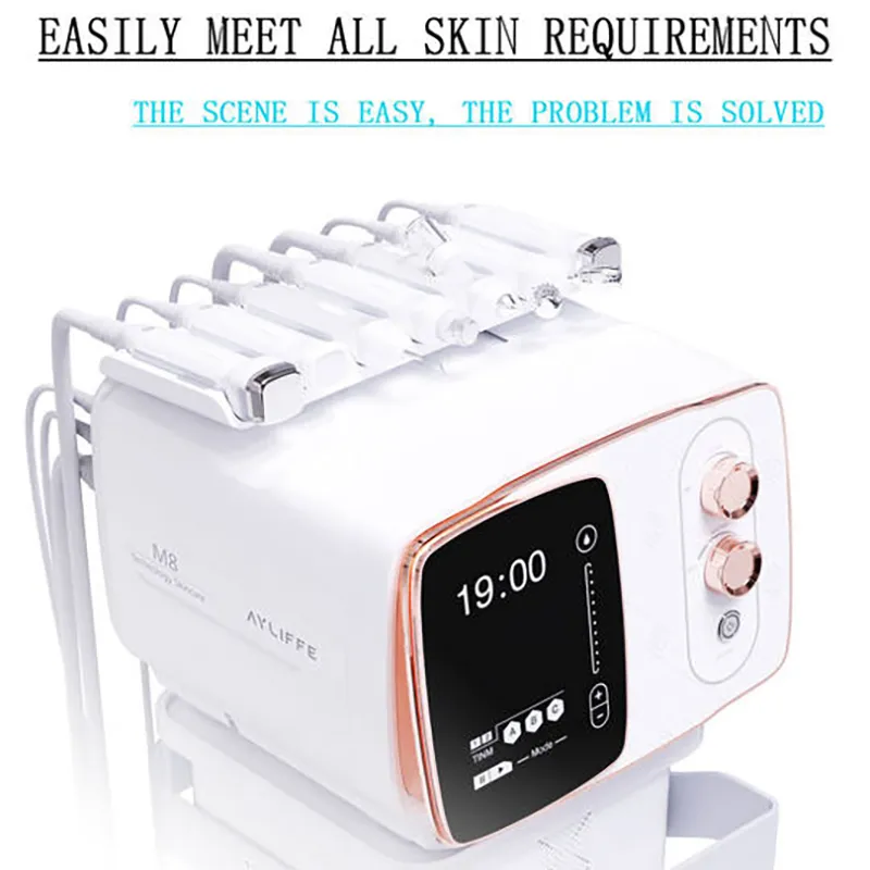 Hydro diamant fréquence ultrasonique fractionnaire Rf Microneedle soins de la peau Dermabrasion Instrument beauté Machine oxygène