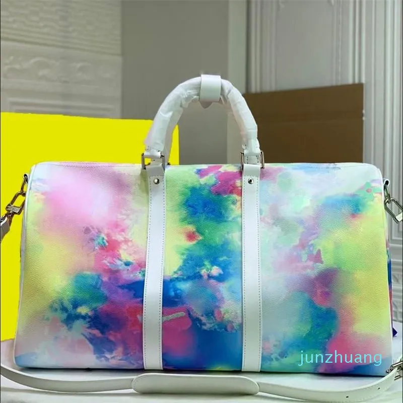 Moda Stili multipli Borse firmate in pelle Borsa da viaggio da uomo alla moda Borsa da donna di grande capacità Borsa da viaggio Messenger Fitness