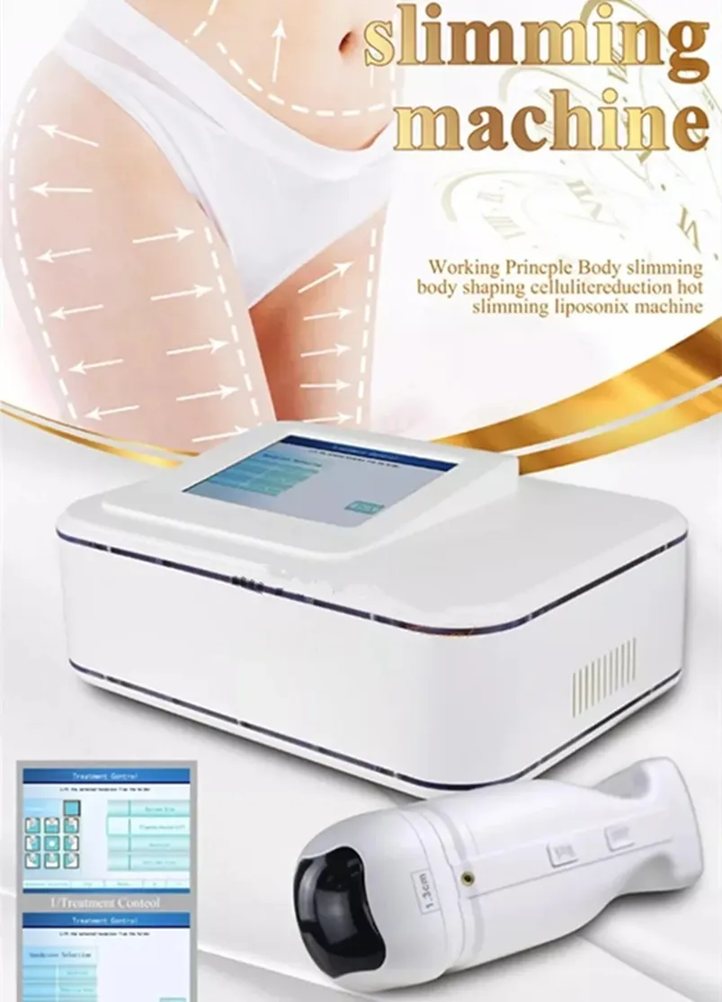 Other Body Sculpting & Slimming Unlock Youthful Radiance Desktop 2 in1 Ultrasonic Liposonic Beauty Items Fat Removal Lipo HIFU Beauty Device for Body Slim Equipment