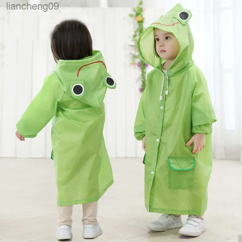 Raincoat Kids Cartoon Animal Style Waterproof Kids Raincoat Baby Raincoat For Children Rain Coat Rainwear Rain Coat Kids L230620