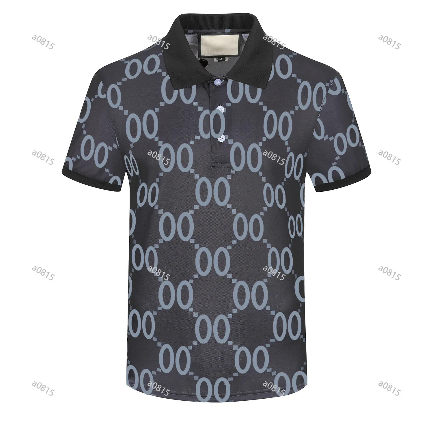 2023ss Italia Mens Designer Polo Uomo High Street Ricamo Giarrettiera Serpenti Little Bee Stampa Marchi Abbigliamento Cottom di alta qualità Tees zz