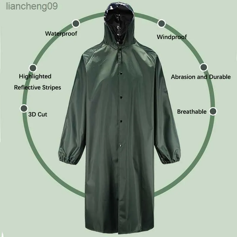 Poncho de lluvia impermeable chubasquero capa para adulto hombre