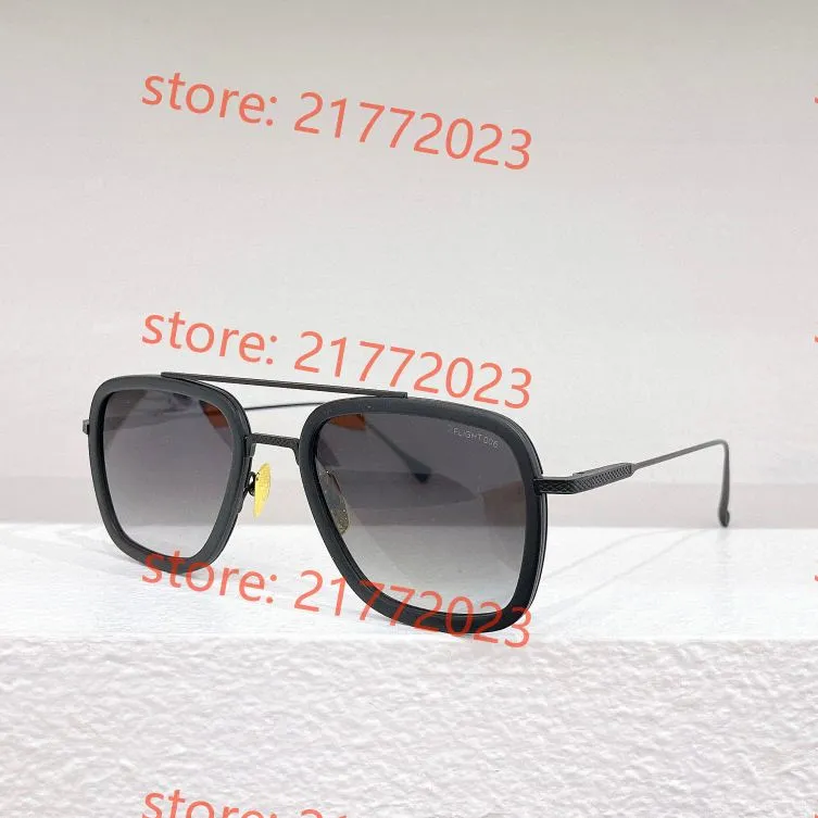 DITA Mach Six Metal Sunglasses Retro Luxury Designer Eyewear For