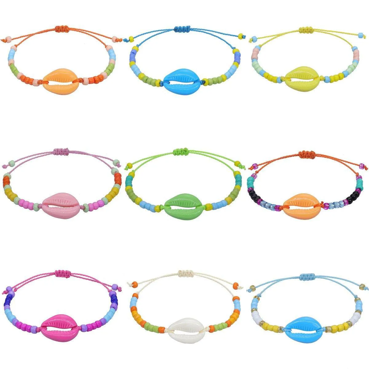 Bracelets De Cheville Bohême Shell Bracelet De Cheville Femmes Pied Bijoux D'été Plage Étoile De Mer Cheville Sur La Jambe Chaîne Sangle Accessoires Drop Delivery Dhdga