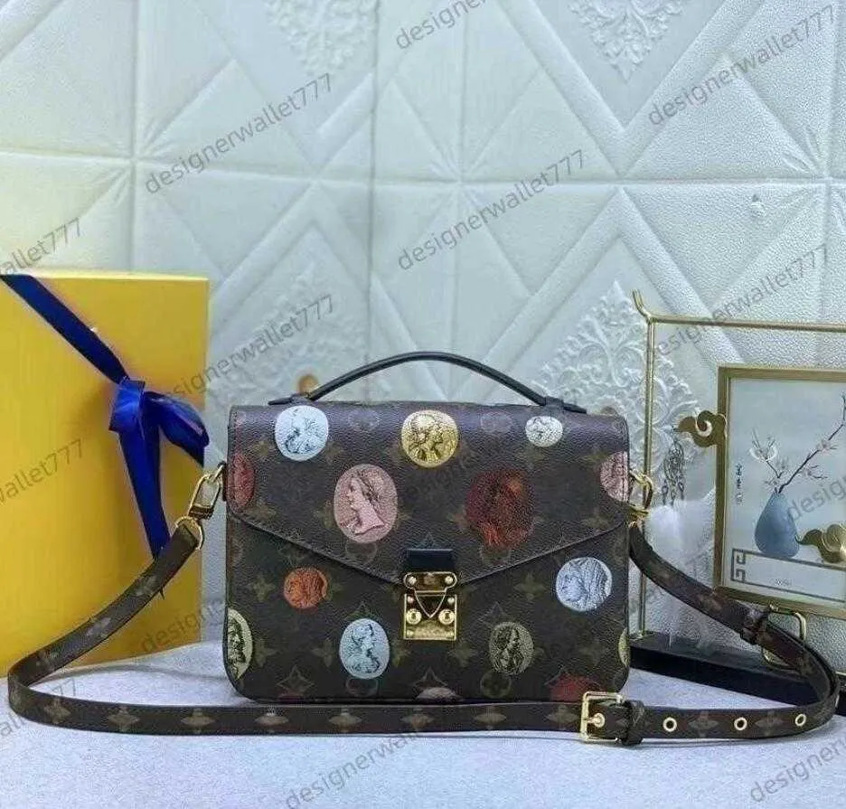 Luksusowe damskie metis designer torba wytłaczająca torebka Pochette Lady Messenger na ramię Crossbody Bag kropka torebki torebki Wysoka jakość