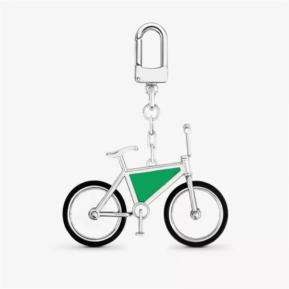 Designer Trend Mint Green Portachiavi per biciclette Portachiavi di alta qualità in metallo di marca di lusso per bici Decorazione Ciondolo Portachiavi Coppia Regali Key223S