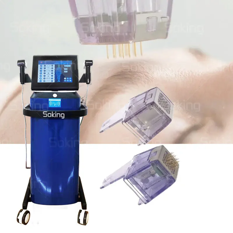 Máquina de microagujas RF fraccional superfacial no invasiva, eliminación de arrugas, estiramiento de la piel, máquina de belleza con microagujas RF