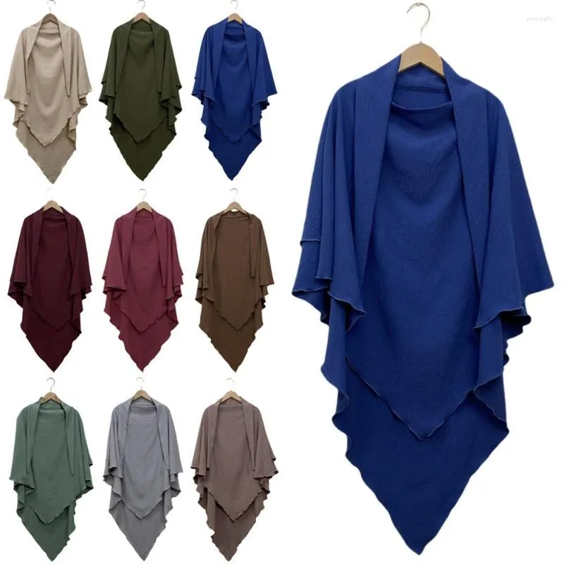 Ethnic Clothing Muslim Long Khimar Ramadan Formal Prayer Garment Hijab Women Headscarf Niqab Burka Islam Turkey Namaz Musulman Eid Jilbab