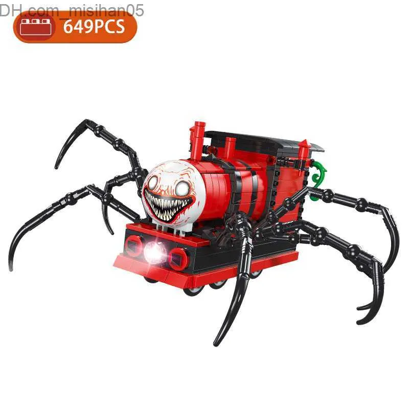 Blocos Choo Chooed Charles Blocos de construção Jogo de terror Trem de  aranha Animal Personagem Monstro Tijolo Brinquedo Presente de aniversário