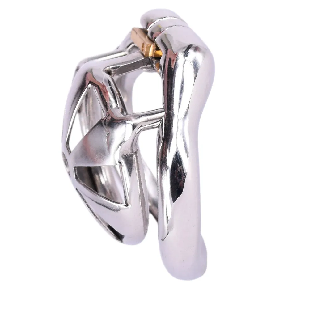 Super Small Male Chastity Cage Stainless Steel Extreme Device Penis Bondage Lock Ring Men Chastity Belt Sex Toys for Couples