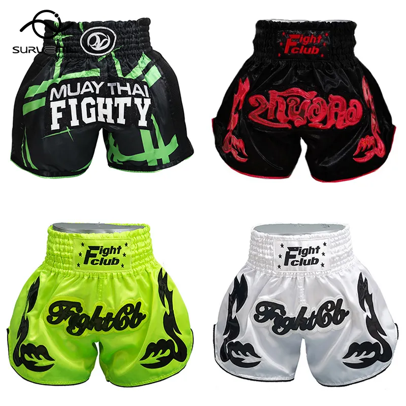 Shorts Masculino Short Muay Thai Boxe Shorts Feminino Masculino Kickboxing Kids Training Competition MMA Sanda Martial Arts Grappling Fight Wear 230712