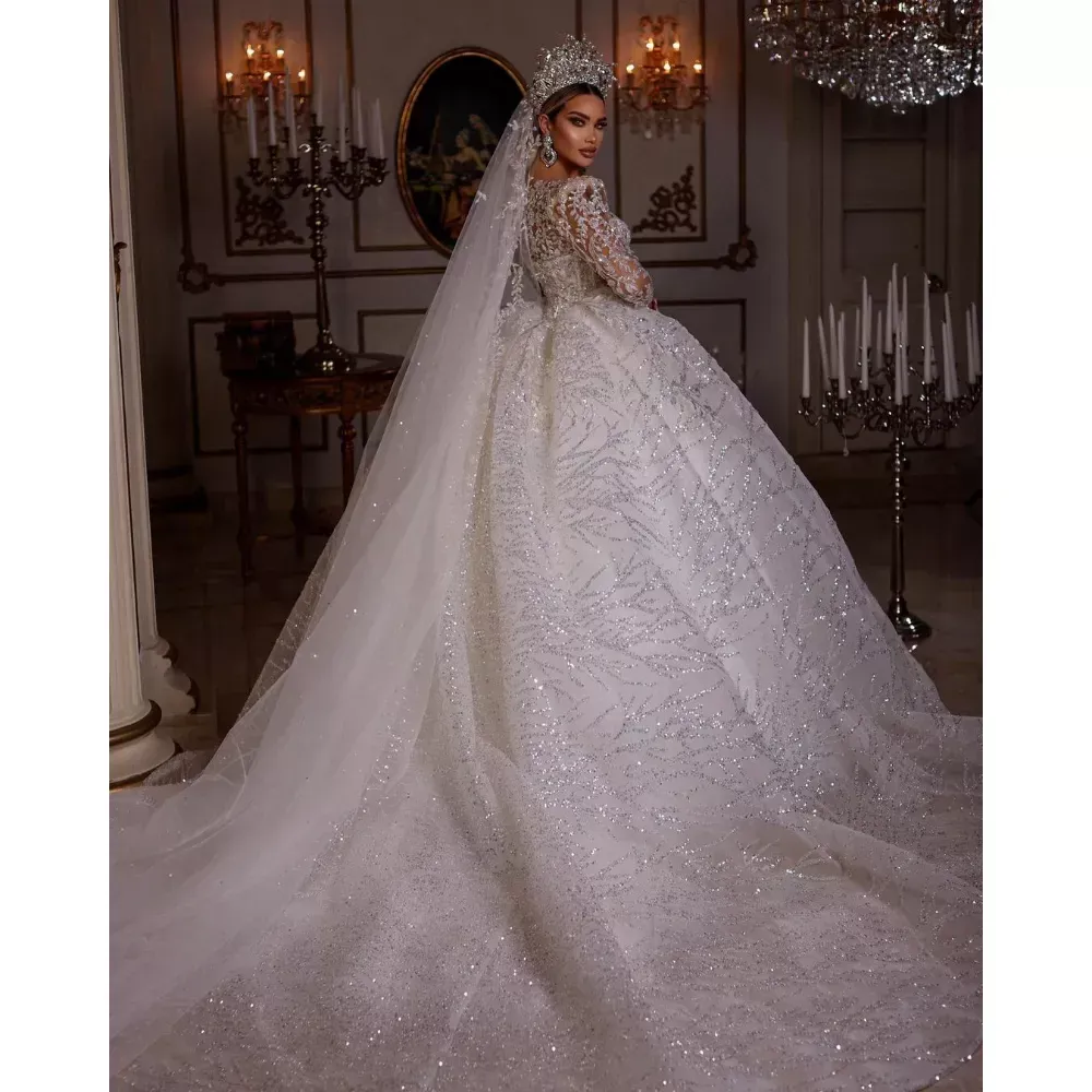 その他 krystal princess wedding Princess Wedding Dresses Crystal Off Shoulder Lace Ball