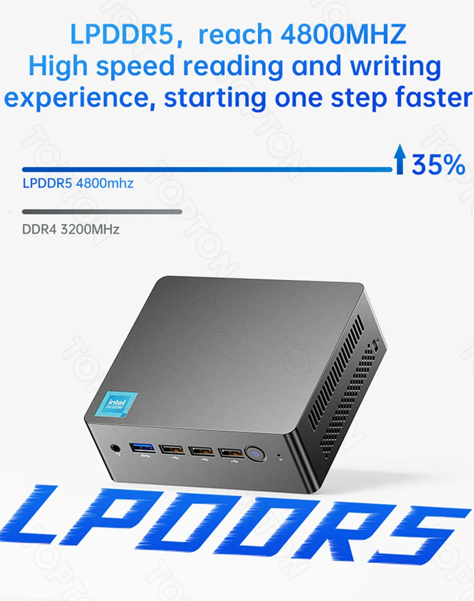 ✓ DHgate 미니 CPU 강국 : 소형 데스크탑 PC, Alder Lake N100, 8GB/16GB DDR5, 듀얼 LAN, 4K  게임, Windows 11 Ready | 신상품 기타 전자장치