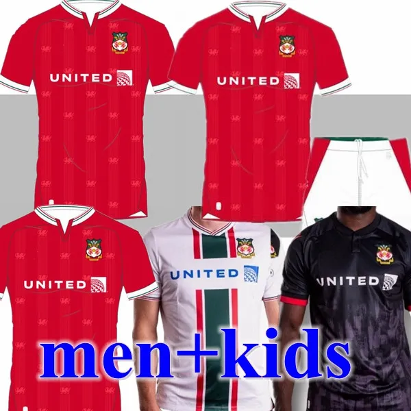23 24 Wrexham Soccer Jersey Men Kids Kits Jersey 2023 2024 Fast-Dry Foble Force Formon