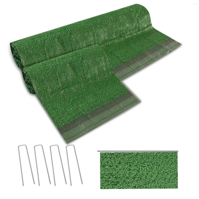 Decoratieve bloemen Gras Mat Groene Kunstmatige Gazons Turf Tapijten Nep Zode Outdoor Tuin Moss Landschap Voor Thuis Vloer Aquarium Bruiloft