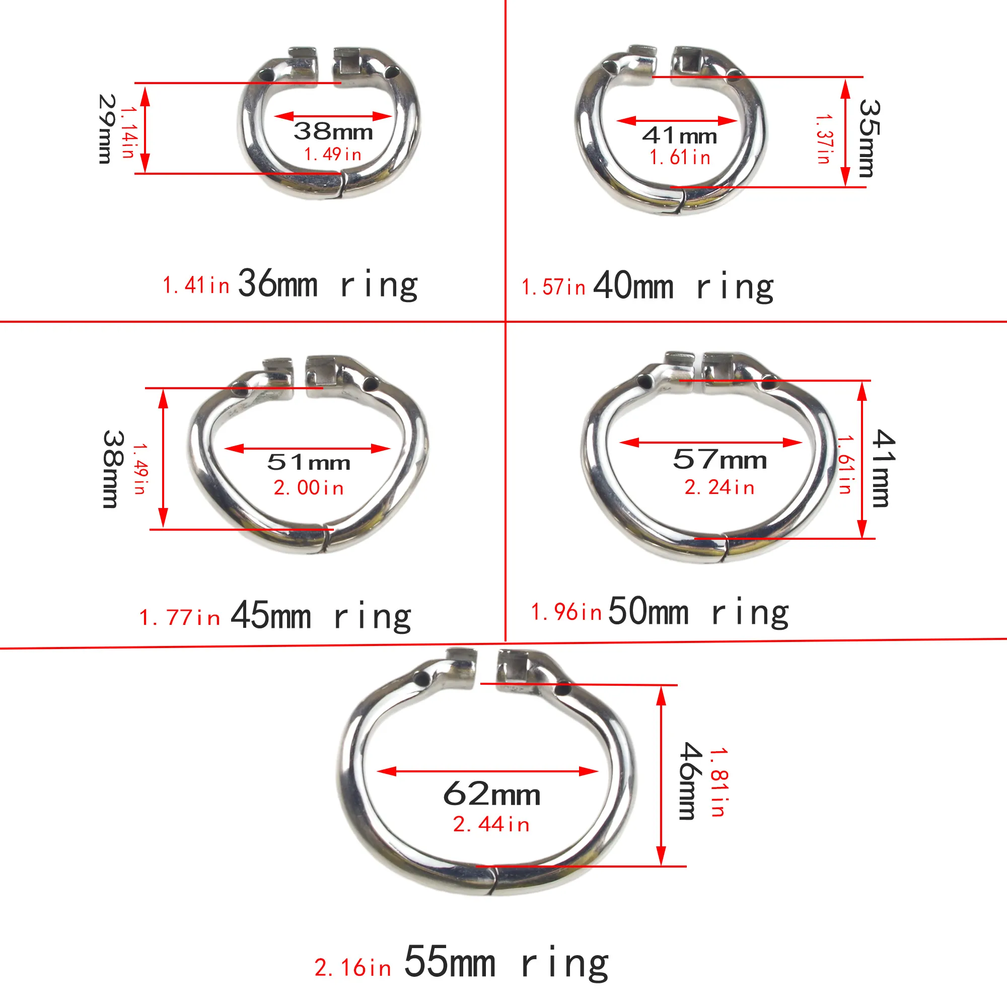 Super Small Male Chastity Cage Stainless Steel Extreme Device Penis Bondage Lock Ring Men Chastity Belt Sex Toys for Couples