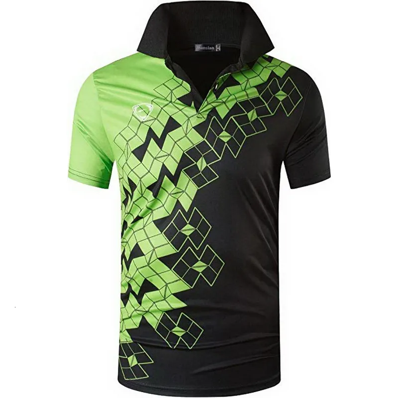 Heren Polo's Jeansian Heren Sport T-shirt Poloshirts Vrijetijdskleding Golf Tennis Badminton Dry Fit Korte mouw LSL224 230713