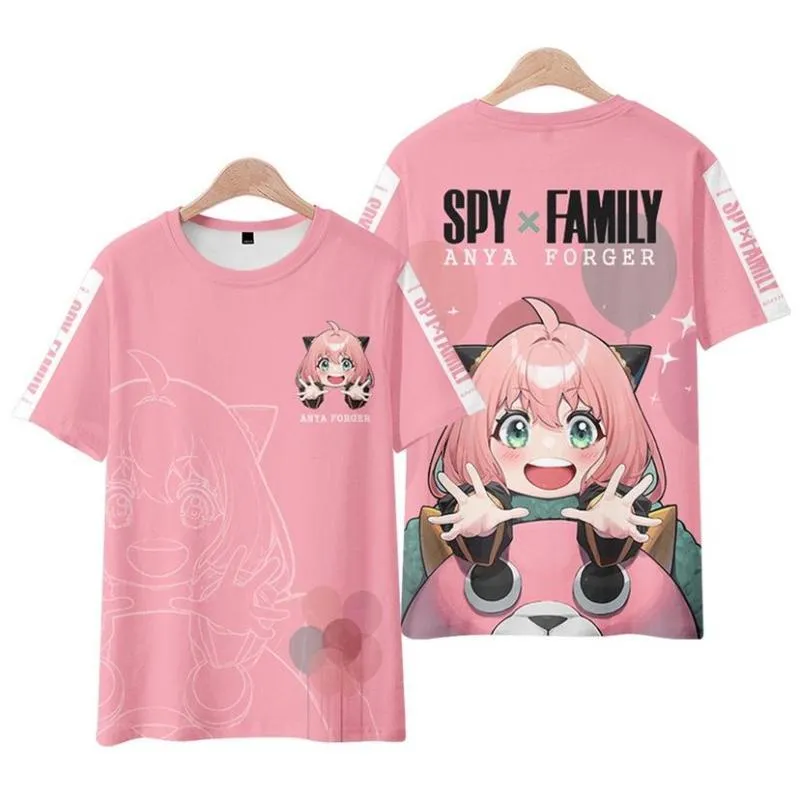 Suits Spy X Family 3D Print Tshirt Anime Kawaii Girls Anya Boys Fashion Tshirt Haruku Children Tshirt Top Adult Clothing