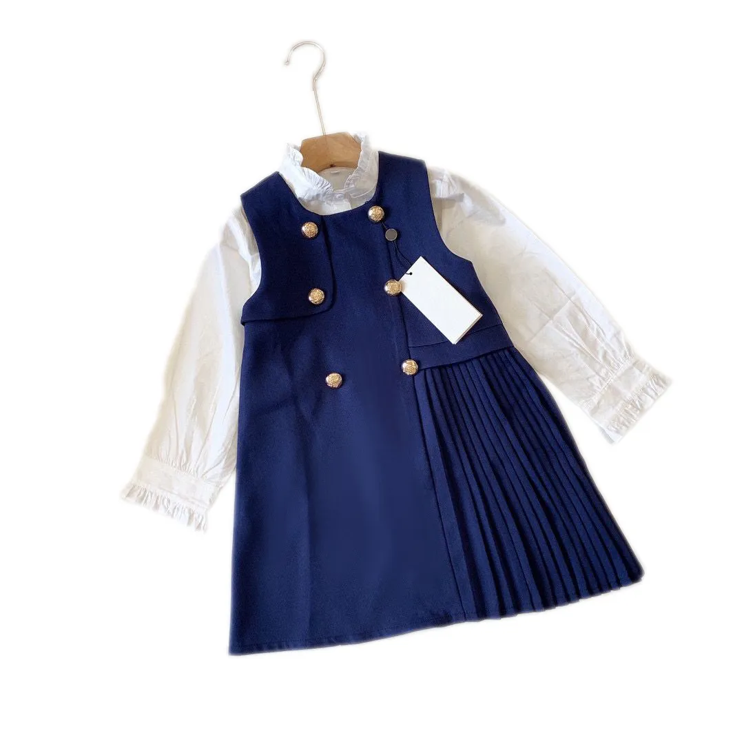 Abiti da ragazza per bambini vestiti per bambini vestiti per bambini giovani Modello classico designer di marca Letter Set Gonna taglia 90-160