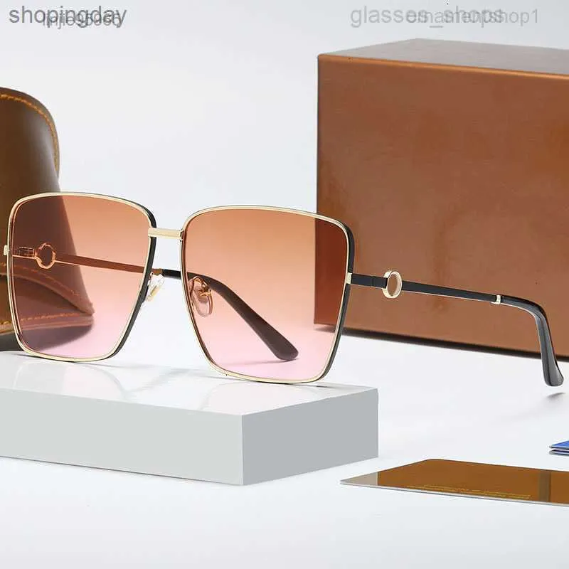 Moda Güneş Gözlüğü Tasarımcı Erkekler C Dekoratif tel kafes sınırsız UV400 oyma ve kadın gözlükleri açık