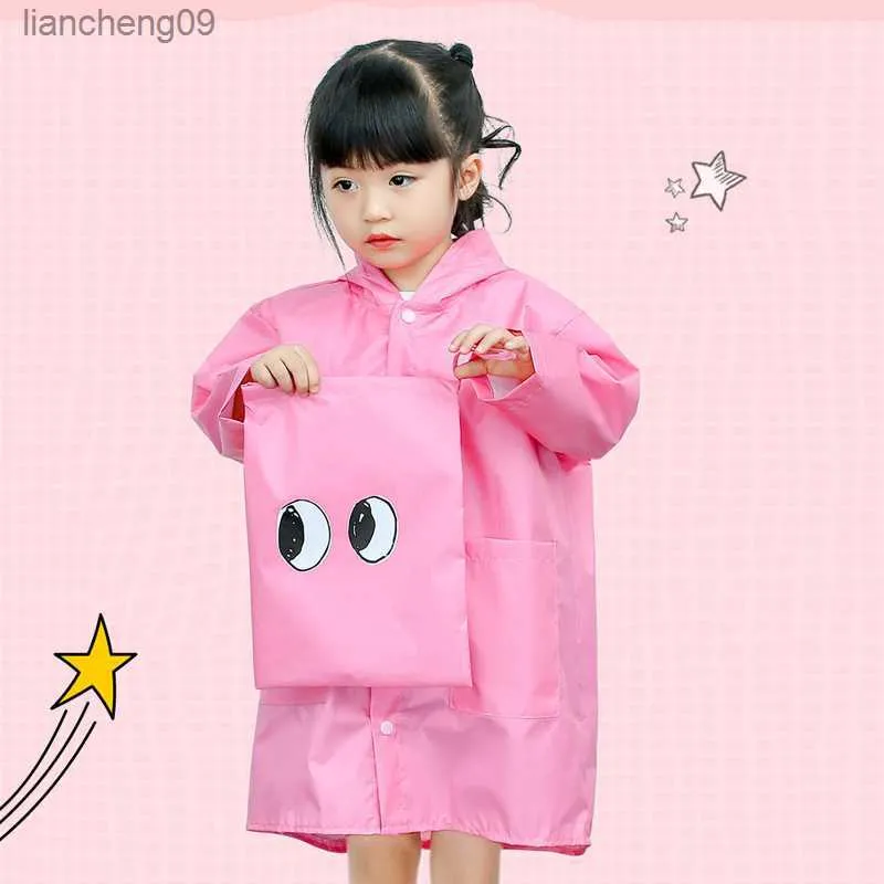 Raincoat Kids Waterproof 1-10 Years Boys Girls Rain ets Cartoon Baby Rain Coat Outfits Dinosaur Cute Rainwear Baby