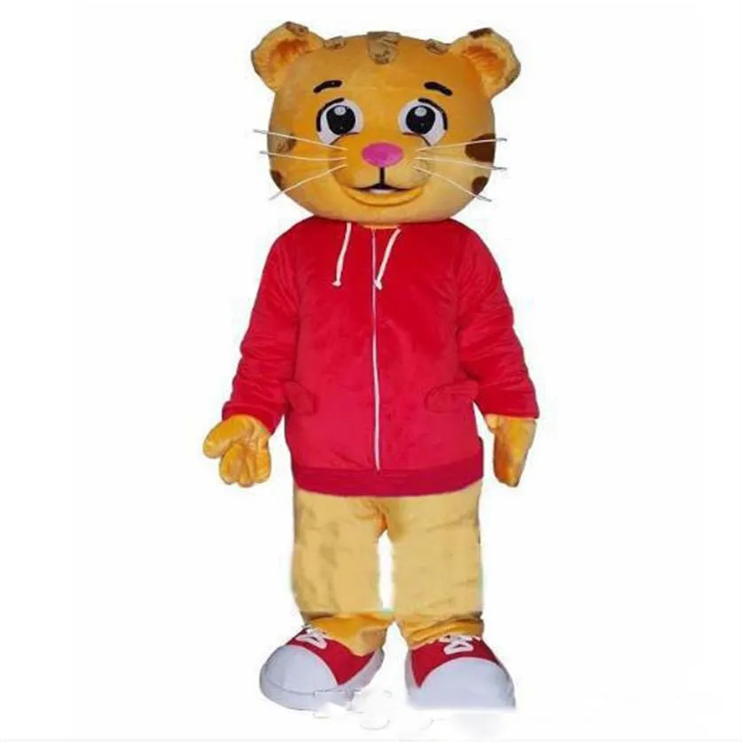 Verkoop als taart Daniel Tiger Mascot Costume Daniel Tiger Fur Mascot Costumes210E