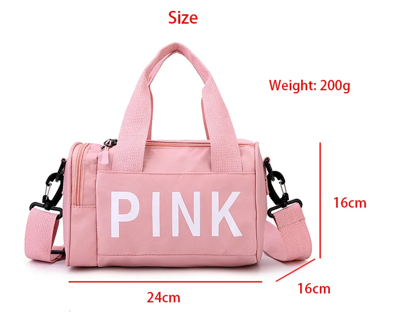 Small pink gym bag hotsell