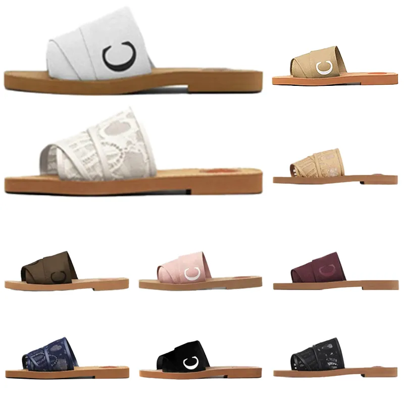 Designer Woody Lona Slides Sapatos Masculino Feminino Sandália Sliders Sandálias Pantoufle Masculino Feminino Chinelo Formadores Corredores Plate-forme Luxo Moda Chinelos