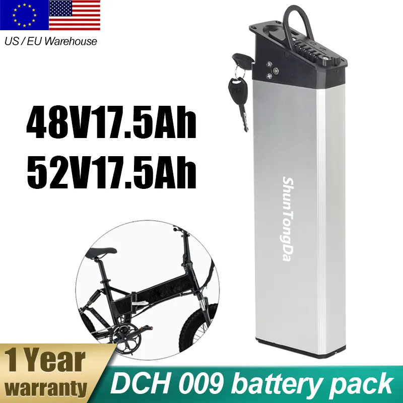 Batteria per bici elettrica G-REX 48V 17.5Ah Batteria per bici elettrica pieghevole DCH-009 52V 17.5Ah pieghevole ebike akku per burchoa r5 pro polarna M5 Yamee fat bear 750S bicicletta elettrica