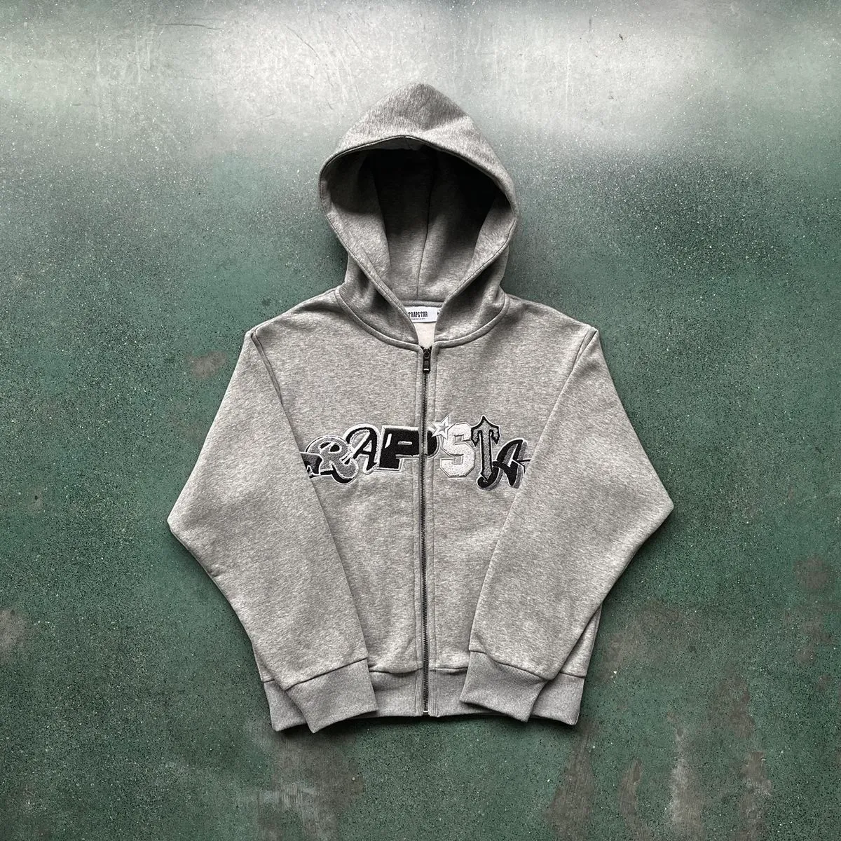 Grey trapstar hoodie outlet