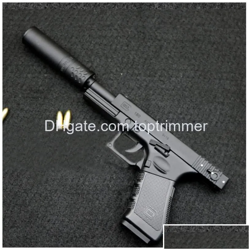gun toys g18c shell throwing shell ejection pistol toy for adts kids outdoor games gifts model detachable 12.05