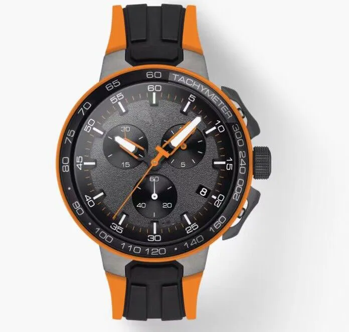 Top Designer Mens Watches Watcher Watch 40mm Dial Quartz Rubber Strap Fashion Classic Stafless Steelwatches