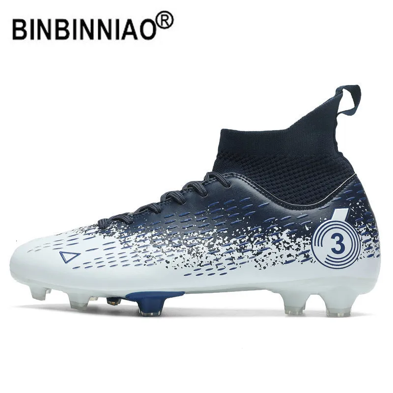 Scarpe antinfortunistiche BINBINNIAO Taglia 31-48 Scarpe da calcio professionali Uomo Bambini Ragazzi Scarpe da calcio originali Sneakers Tacchetti Scarpe da calcio futsal 230713